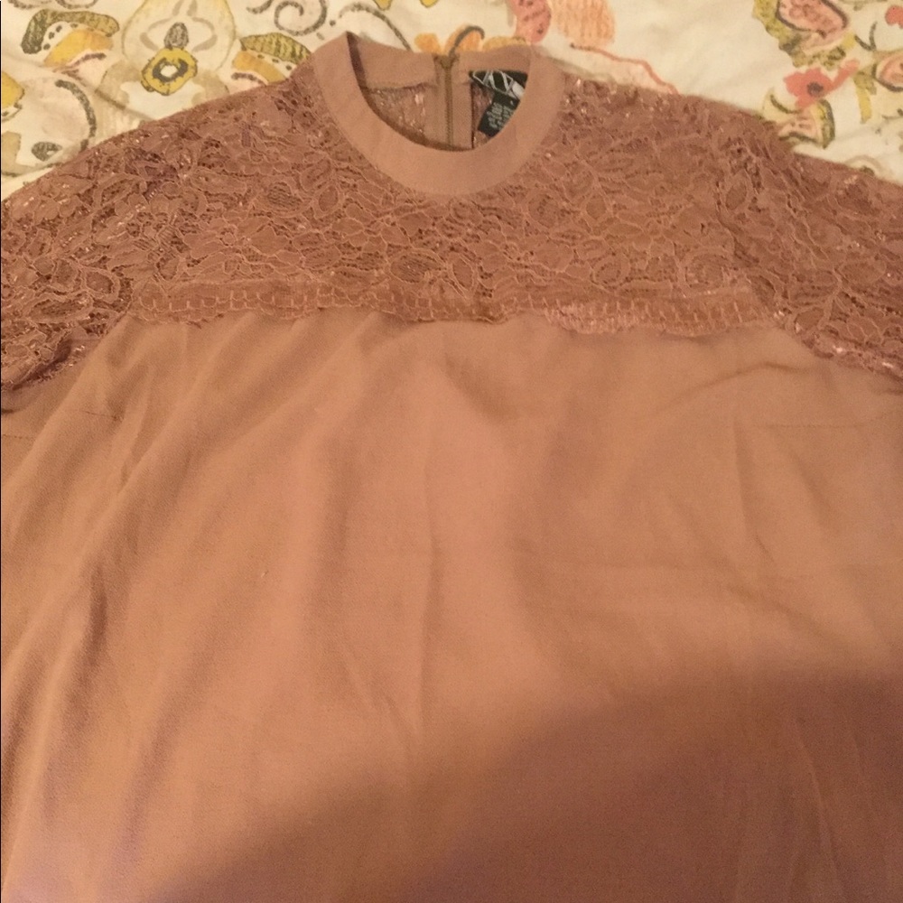 A lace skirt
